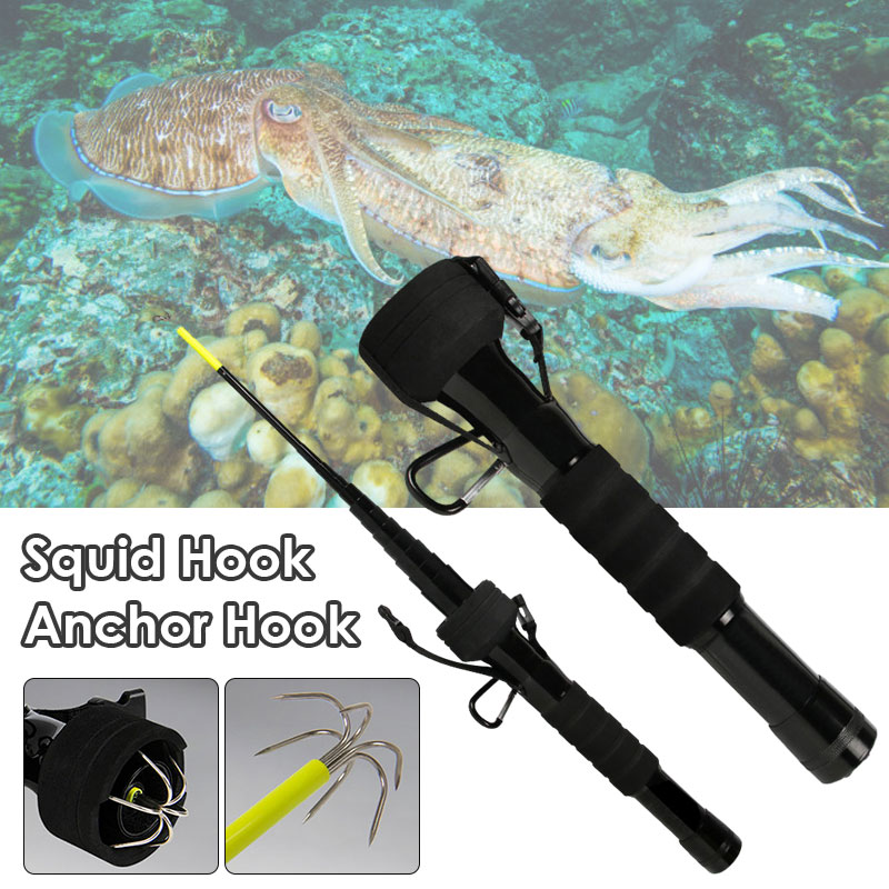 Fishing Rod Telescopic - 4/3M Teleskop Tintenfisch Gaff Anker Haken