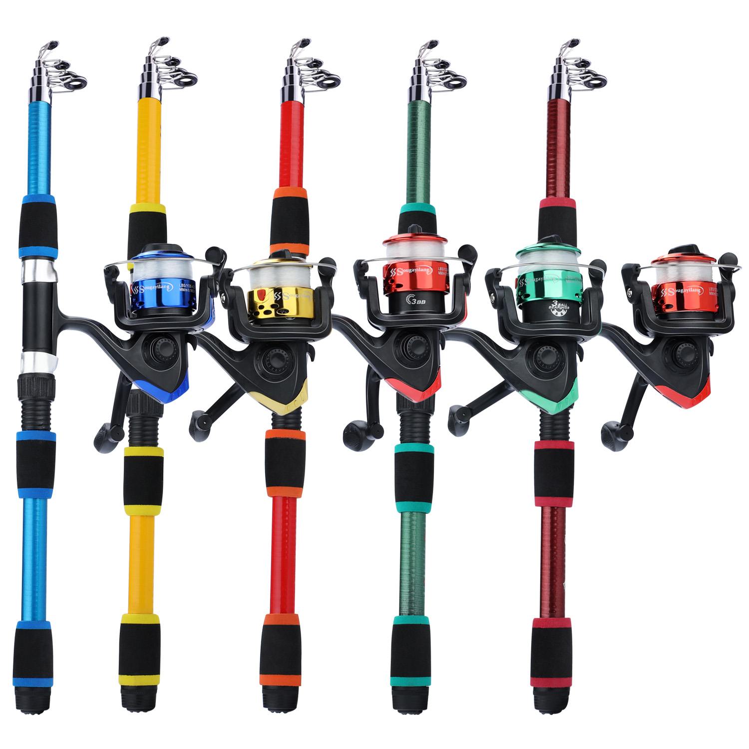 Sougayilang Angelruten-Set für – Fishing Rod Spinning Bewertung und Preis
